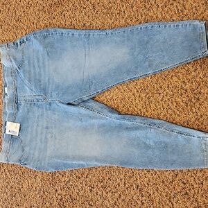 Terra & Sky Jeggings High Rise Skinny Pants Denim Light Blue 4X 28W-30W Plus